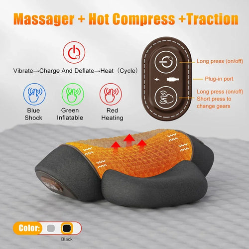 Coussin Masseur Nuque & Épaules Chauffant