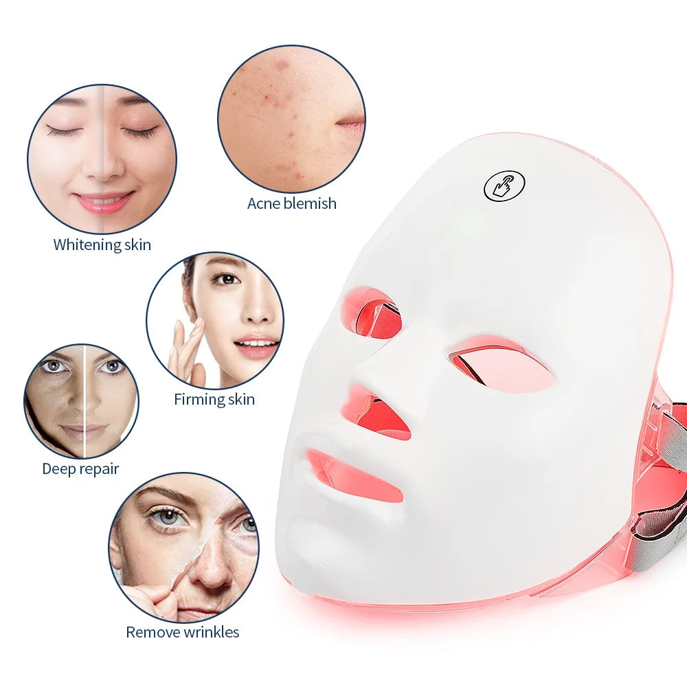 Masque LED Luminothérapie Visage & Cou