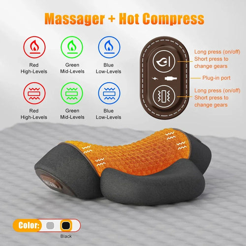 Coussin Masseur Nuque & Épaules Chauffant