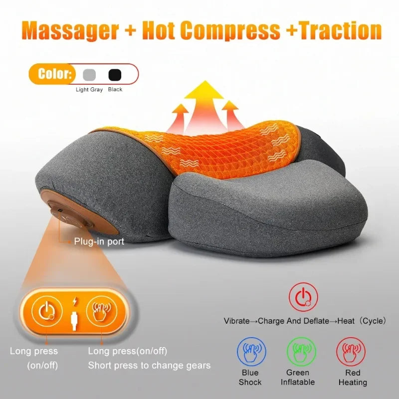 Coussin Masseur Nuque & Épaules Chauffant